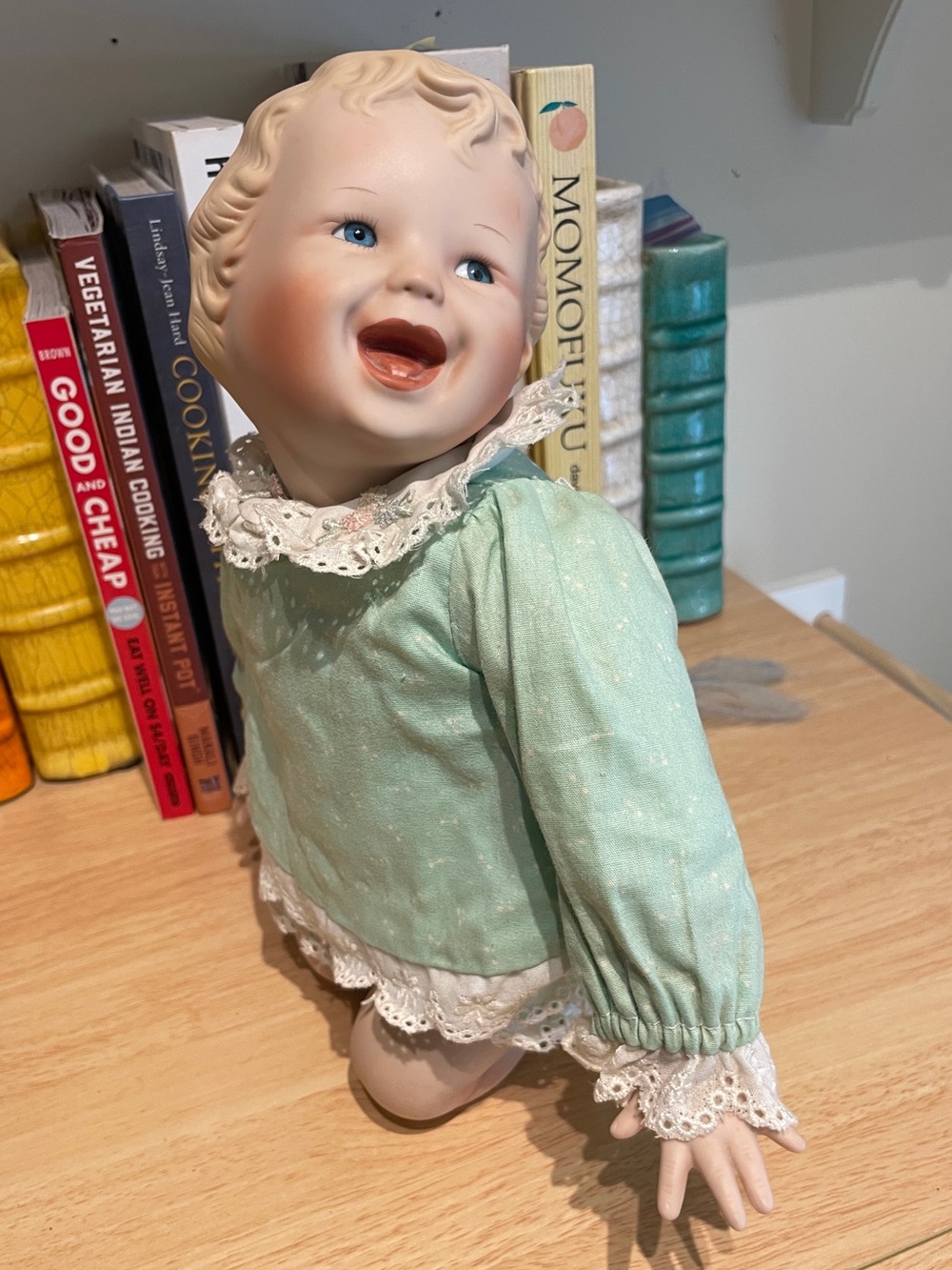 Edwin M. Knowles Jessica Baby Porcelain Doll 1988